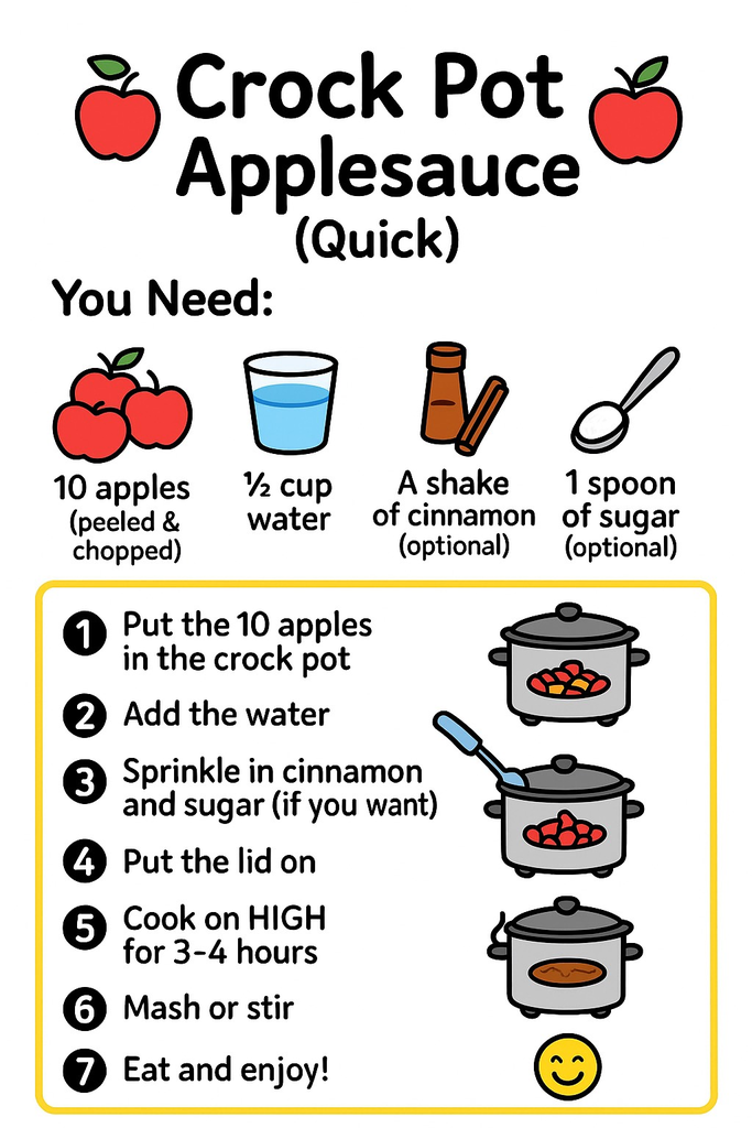 Kindergarten applesauce