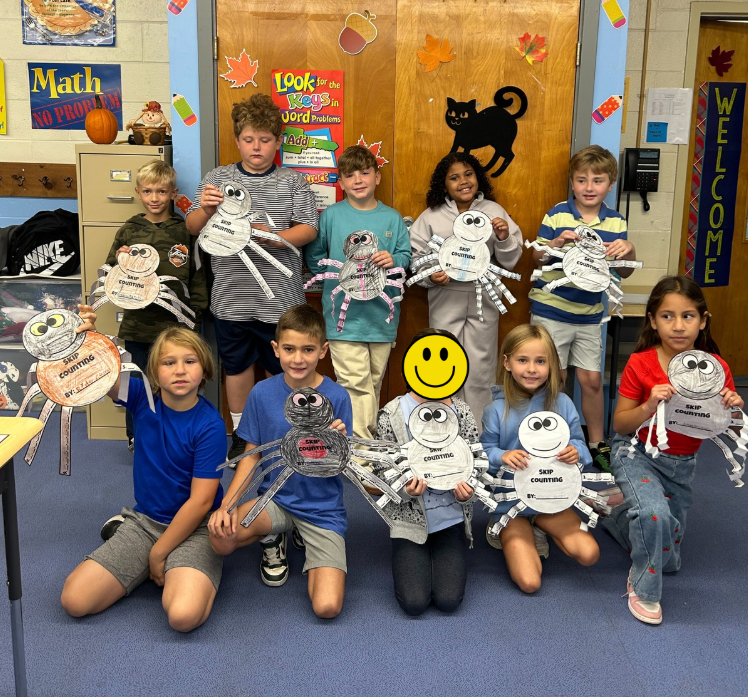 3rd grade math spiders
