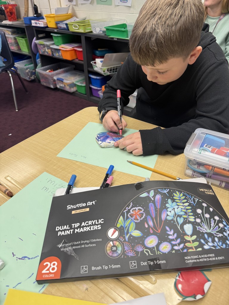 world kindness day shell painting