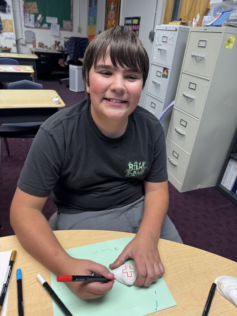 world kindness day shell painting