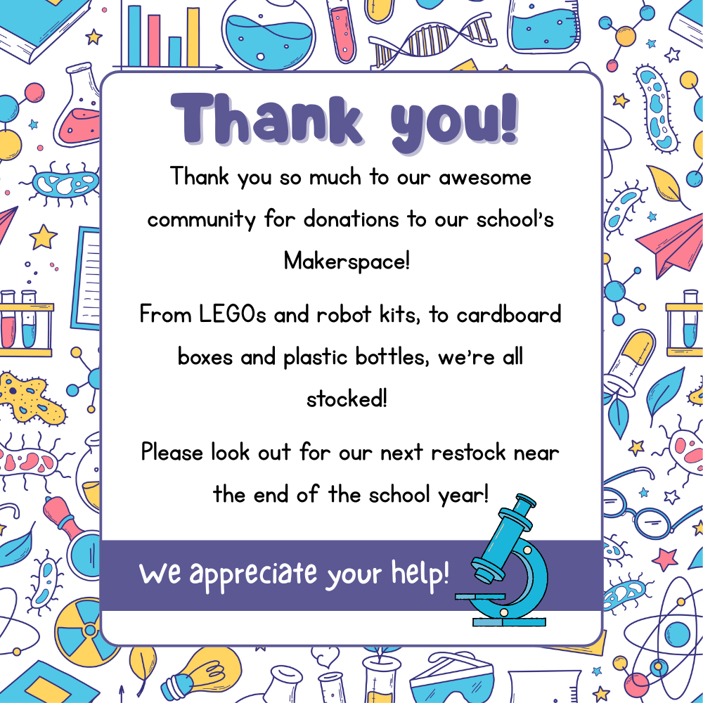 makerspace donations