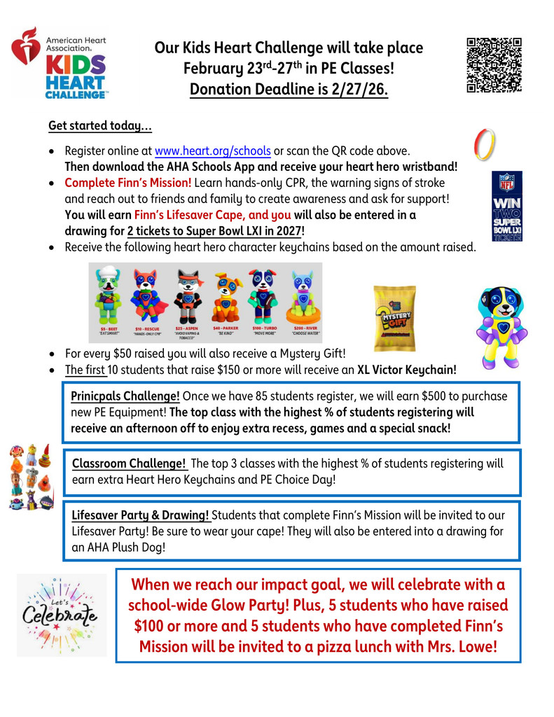 Kids heart challenge