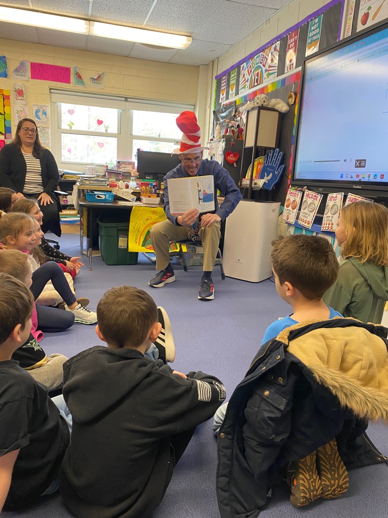 Read across america with superintendent