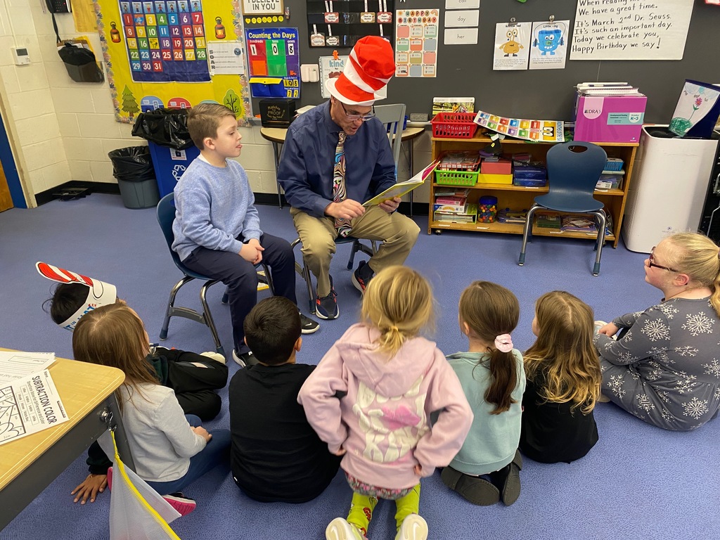 Read across america with superintendent