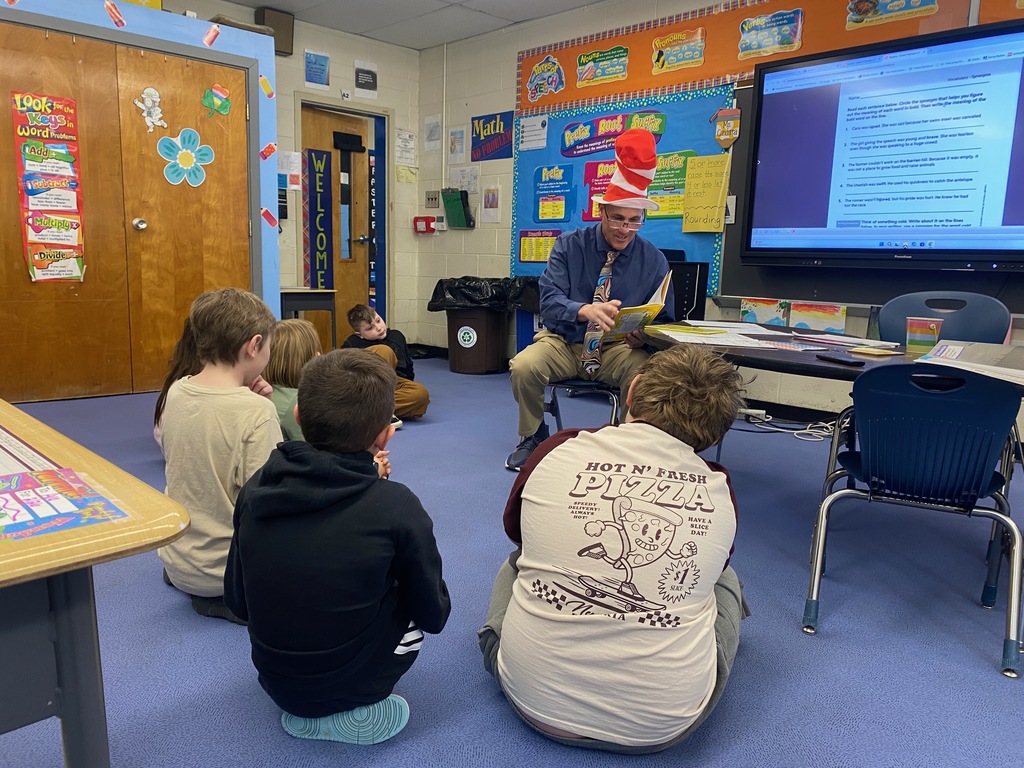 Read across america with superintendent