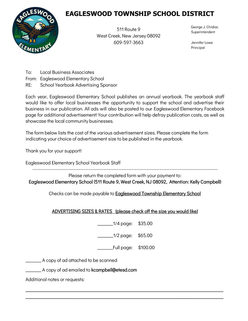 yearbook ad flyer 25-26