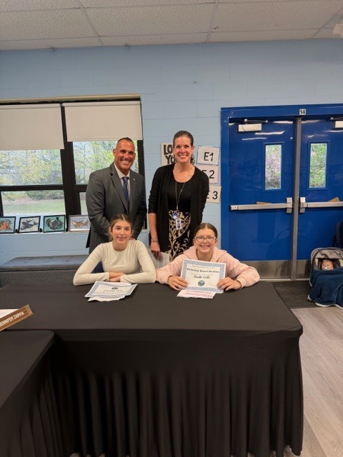 Board of Education meeting honorees