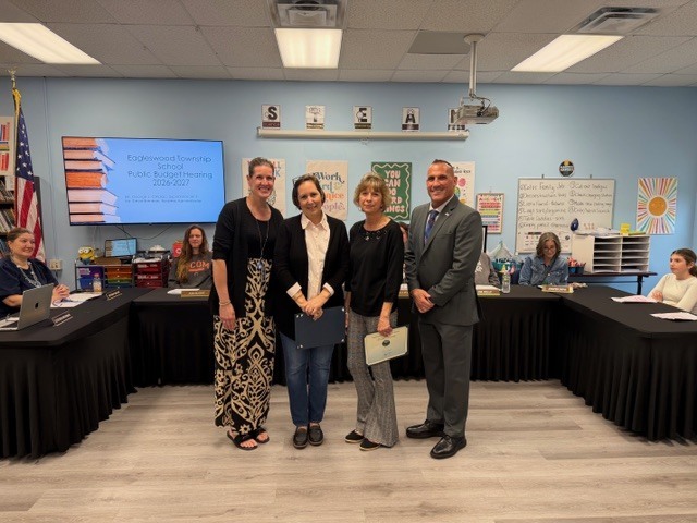 Board of Education meeting honorees