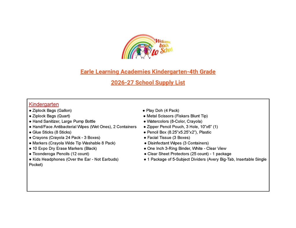 Supply List