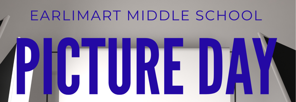 Image includes Earlimart Middle School Picture day title