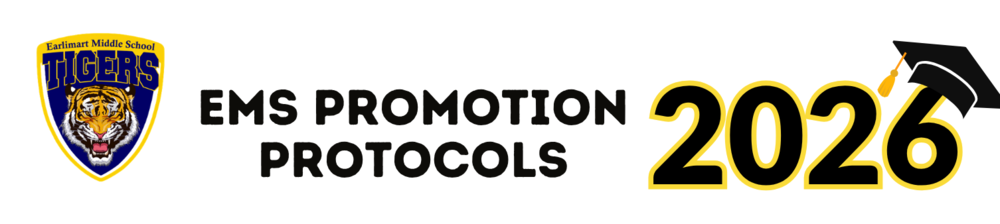 Image includes title of flyer- promotion protocols and tiger logo