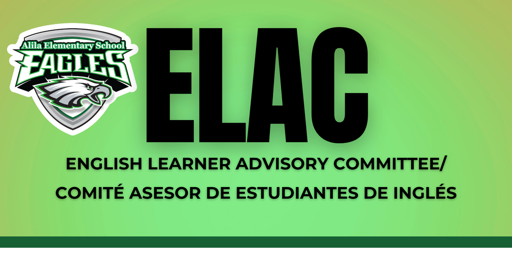 ELAC notification with school logo