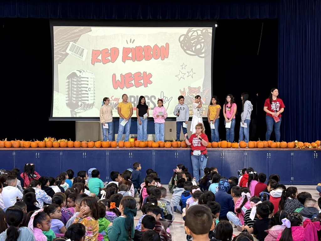 students on the stage