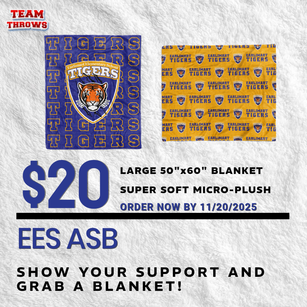 tiger blankets blue and yellow