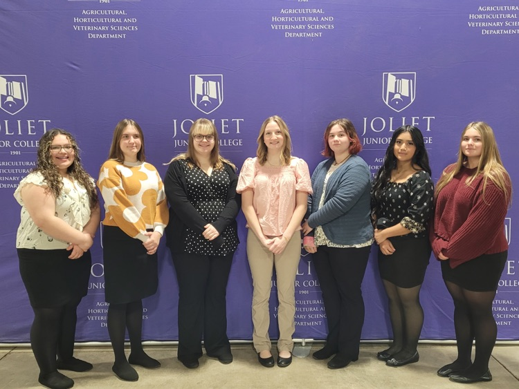 A few of the Earlville FFA members made it the Women Changing the Face of Agriculture Conference