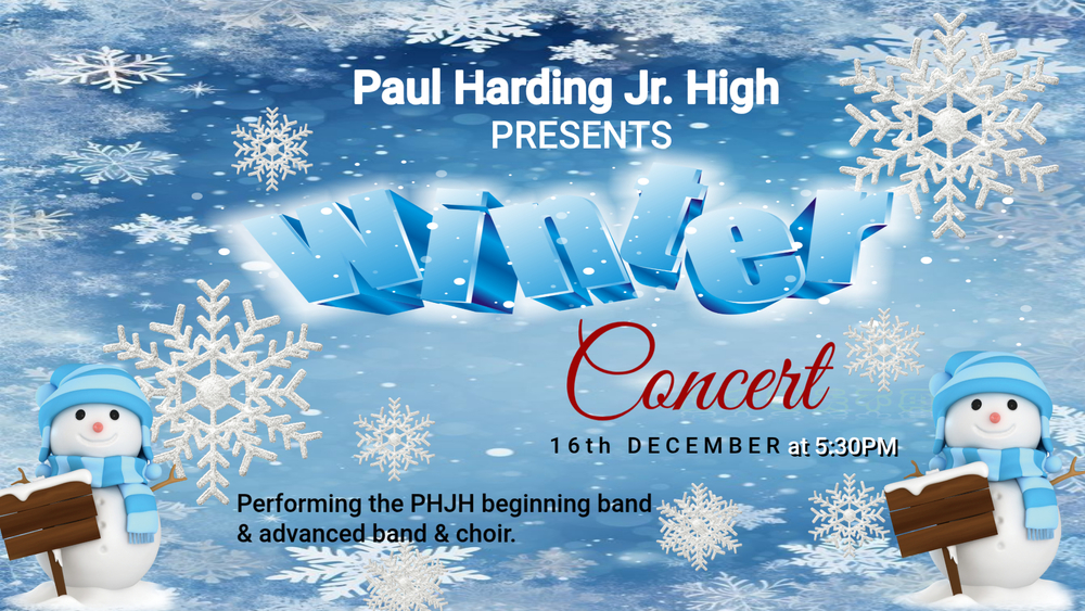 PHJH Winter Concert