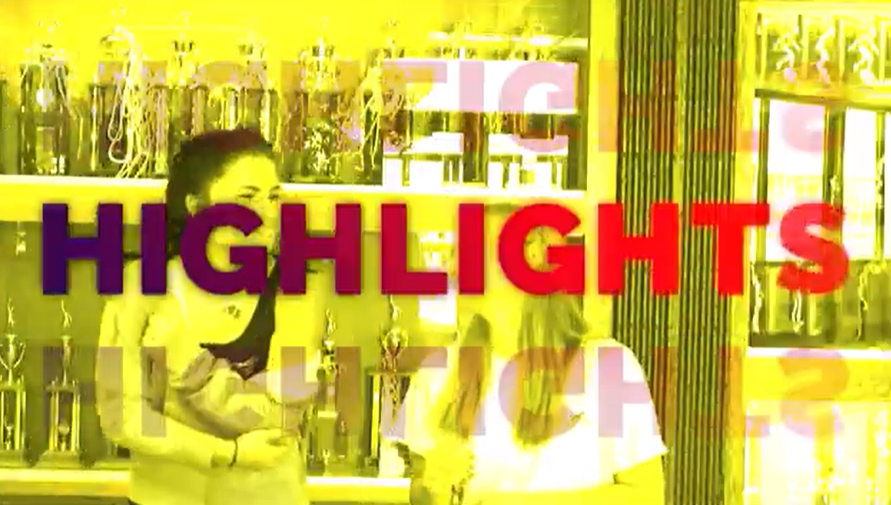 This picture shows a screenshot of the beginning of the Heritage Highlights video, with the word "Highlights"