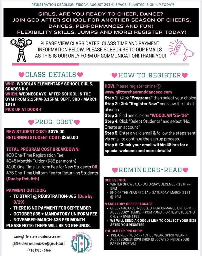 Glitter girls flyer