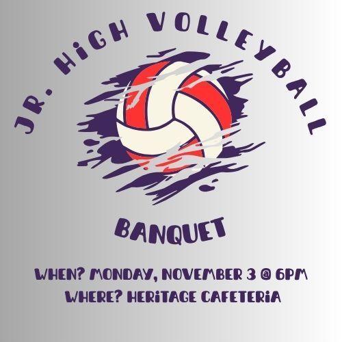 Jr. High Volleyball Banquet
