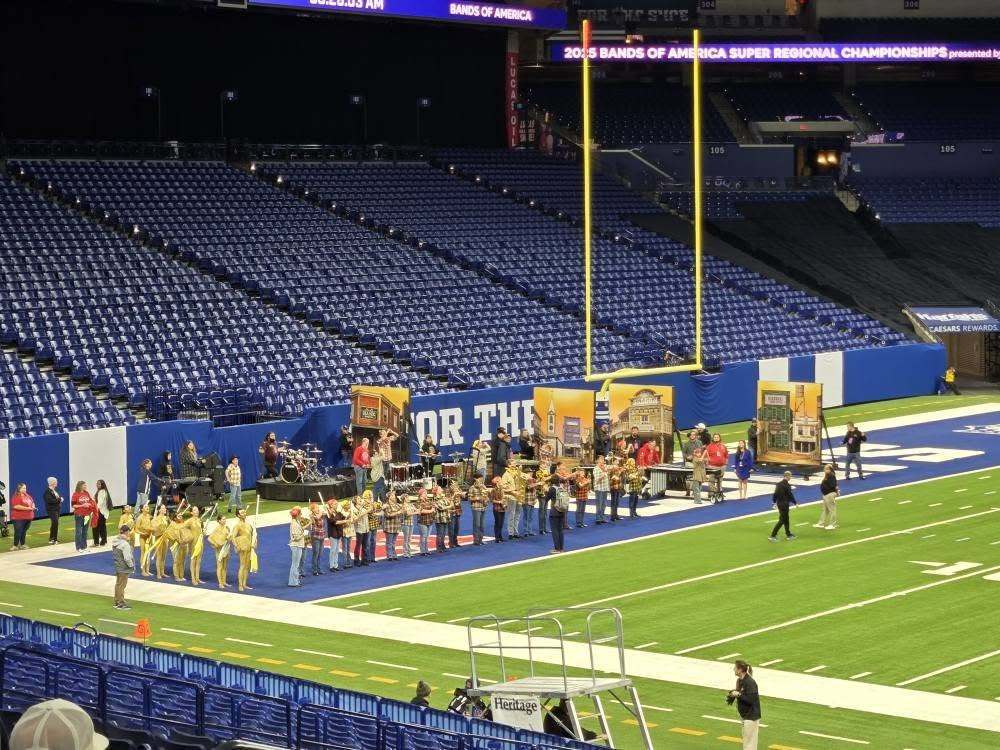 Band ready to take the field