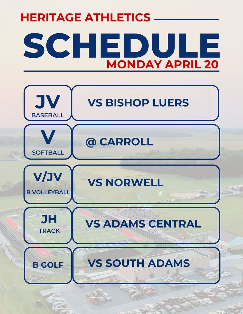 Athletic Schedule 