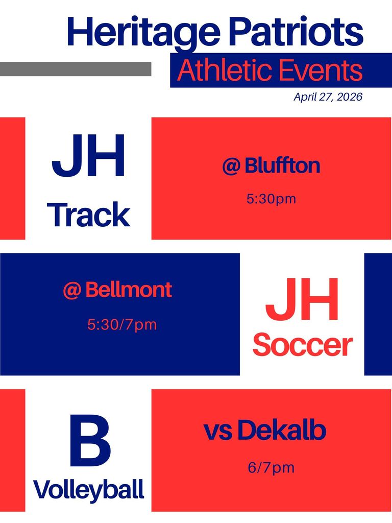 Athletic Schedule 