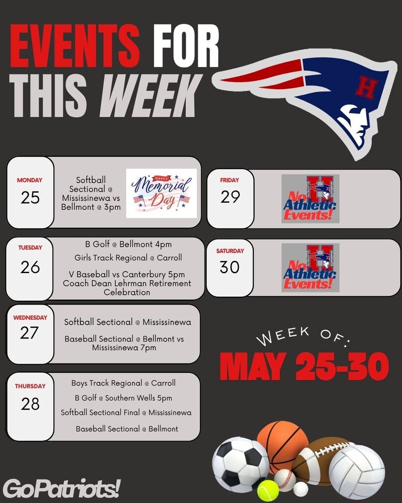 Athletic Schedule