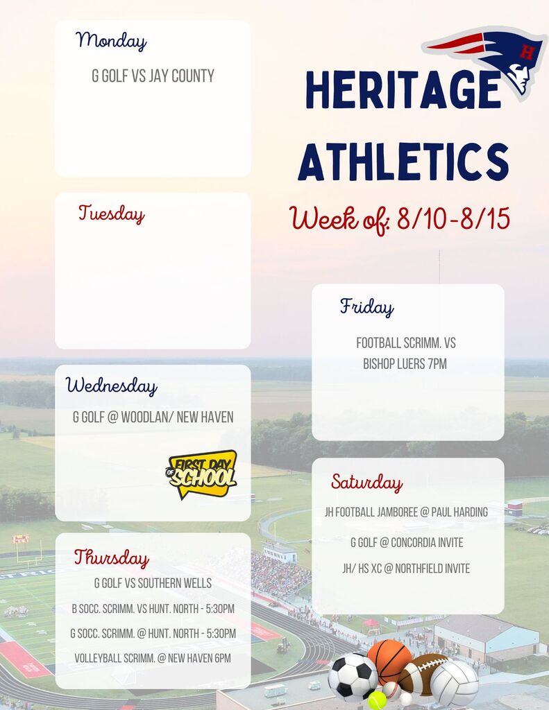 Athletic Schedule