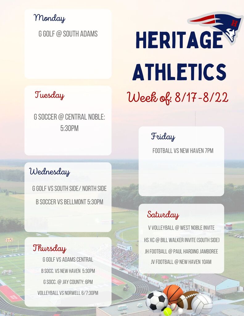 Athletic Schedule 
