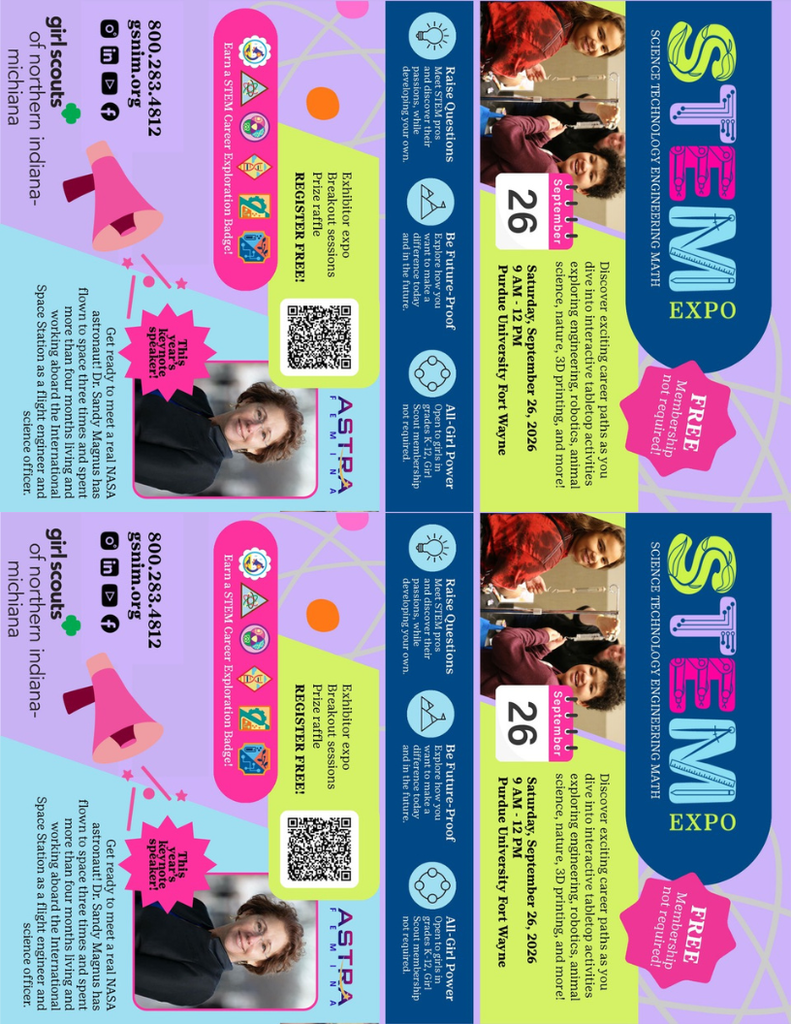 STEM expo flyer