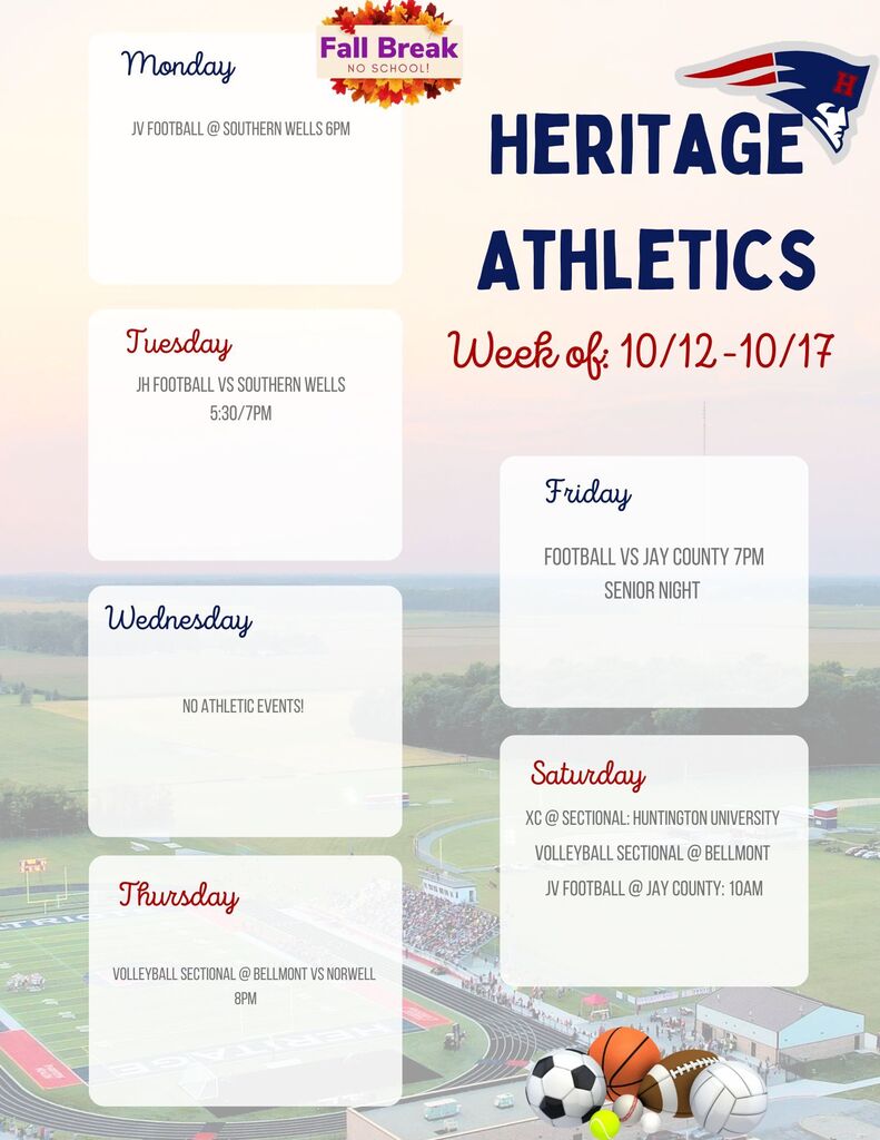 athletic schedule