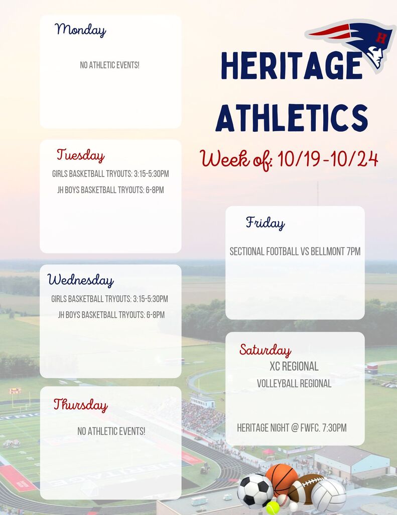 athletic schedule