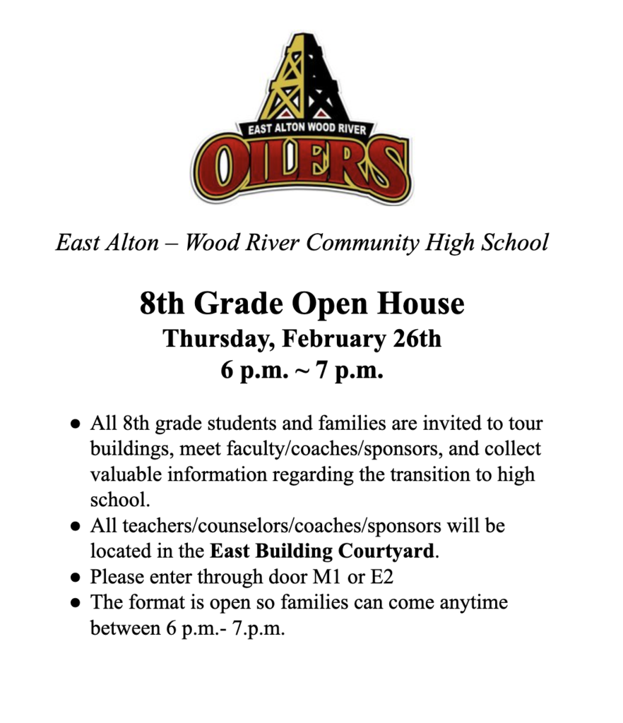 8th Grade Open House