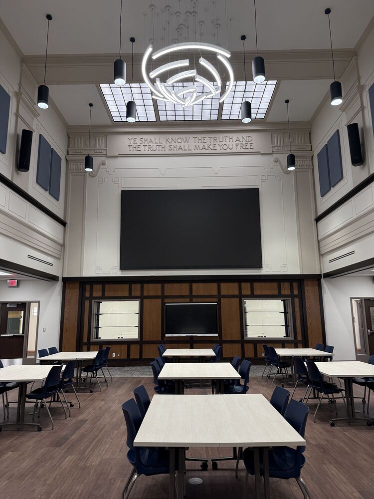 image of newly created library space