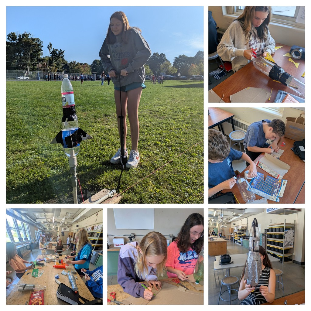 8th grade week 2 Pop Bottle Rockets!