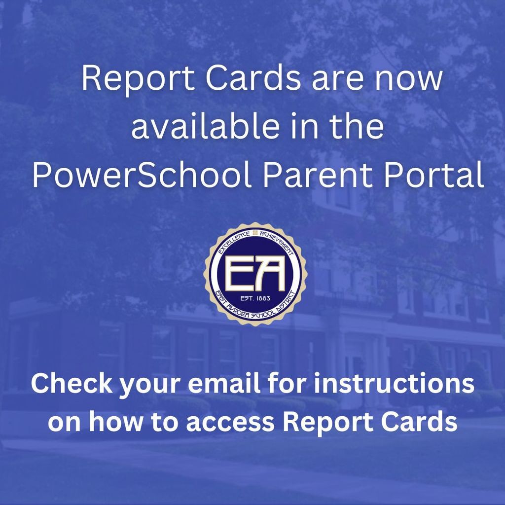 report cards are available in the parent portal