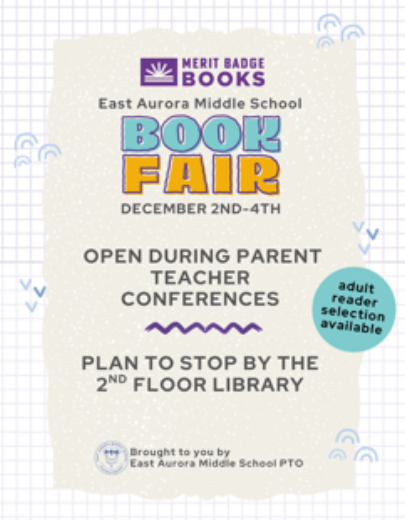 book fair dec 2-4 during parent teacher conferences