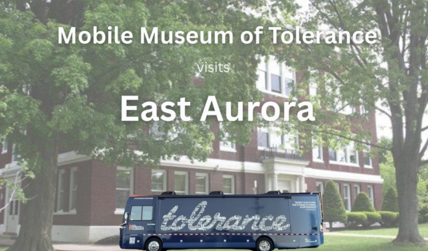 mobile museum of tolerance visits East Aurora