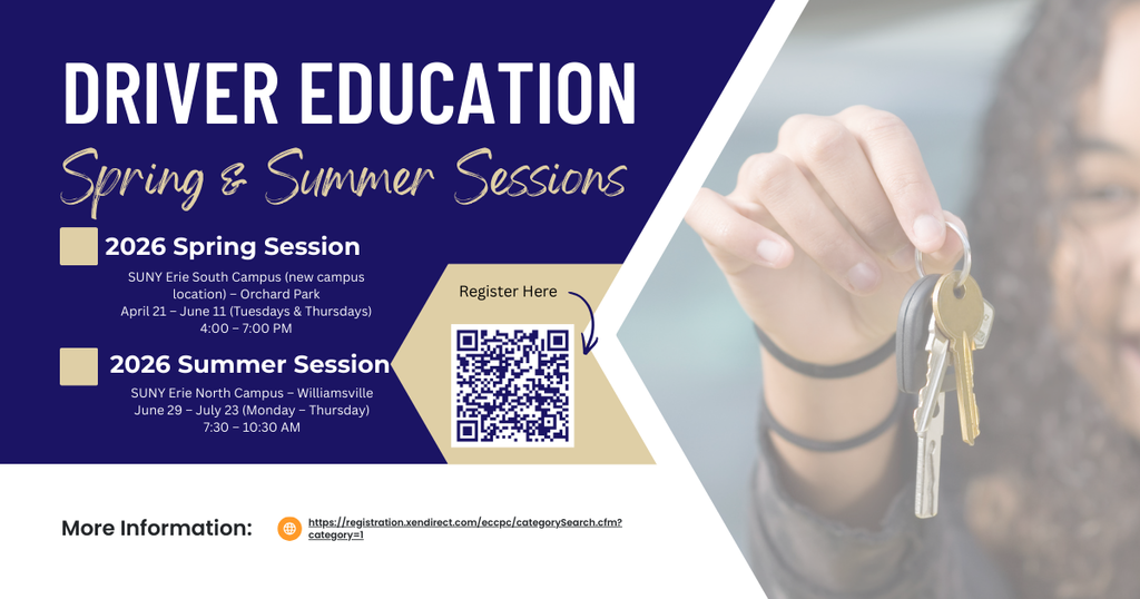 driver education flyer. all information is included in the post above. Image of someone holding a set of keys is displayed on the right.