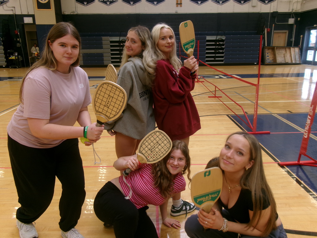  The pickleball unit a favorite among the students has begun!