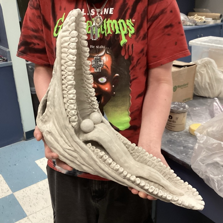 a students ceramic project