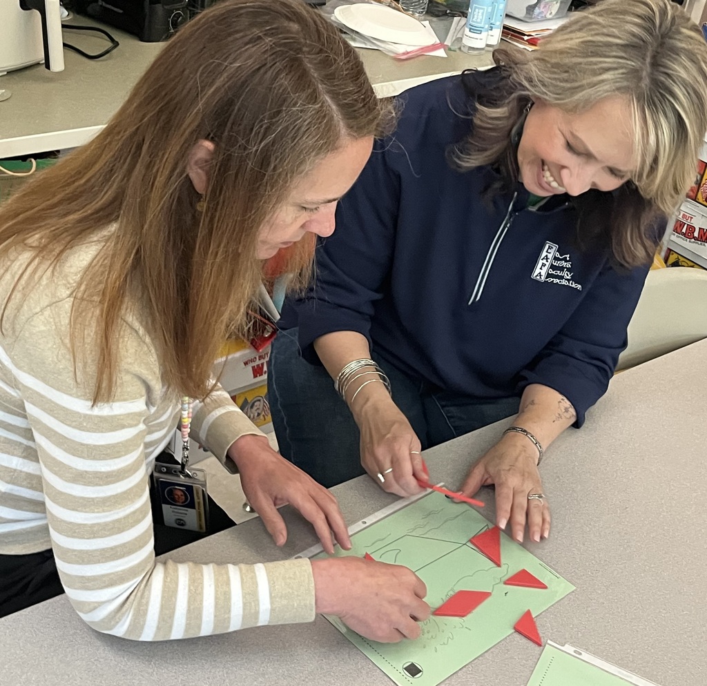 teachers working on the race
