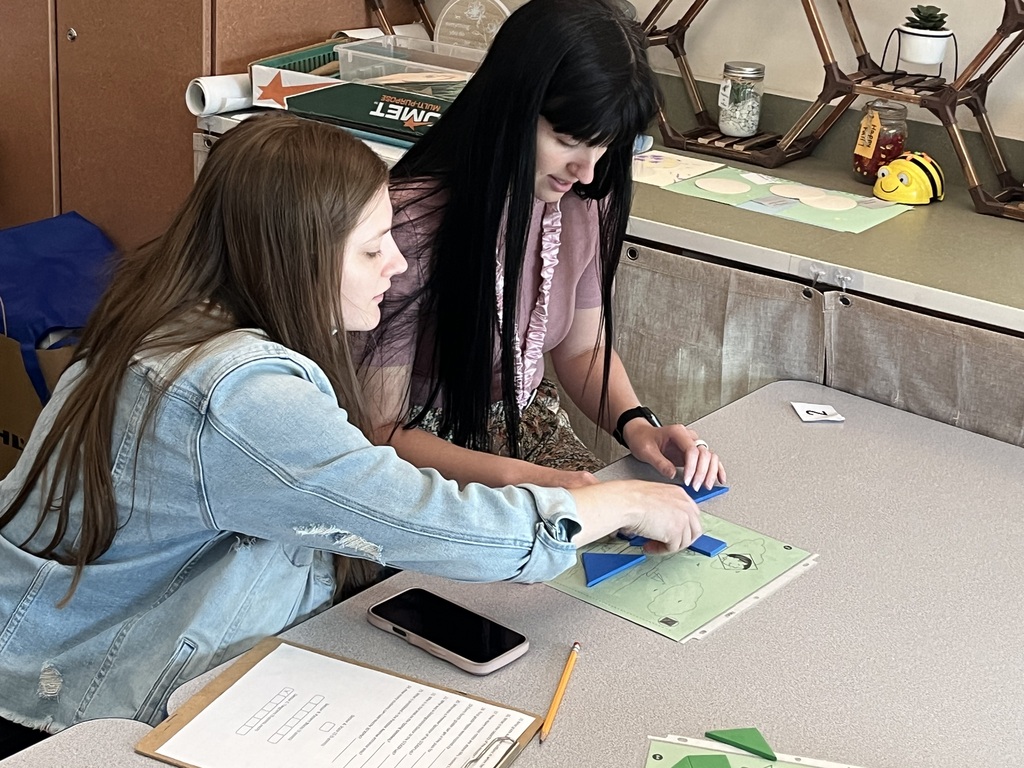 teachers working on the race