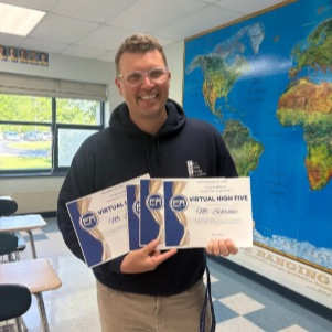 Teachers receive virtual high-fives from students to show appreciation