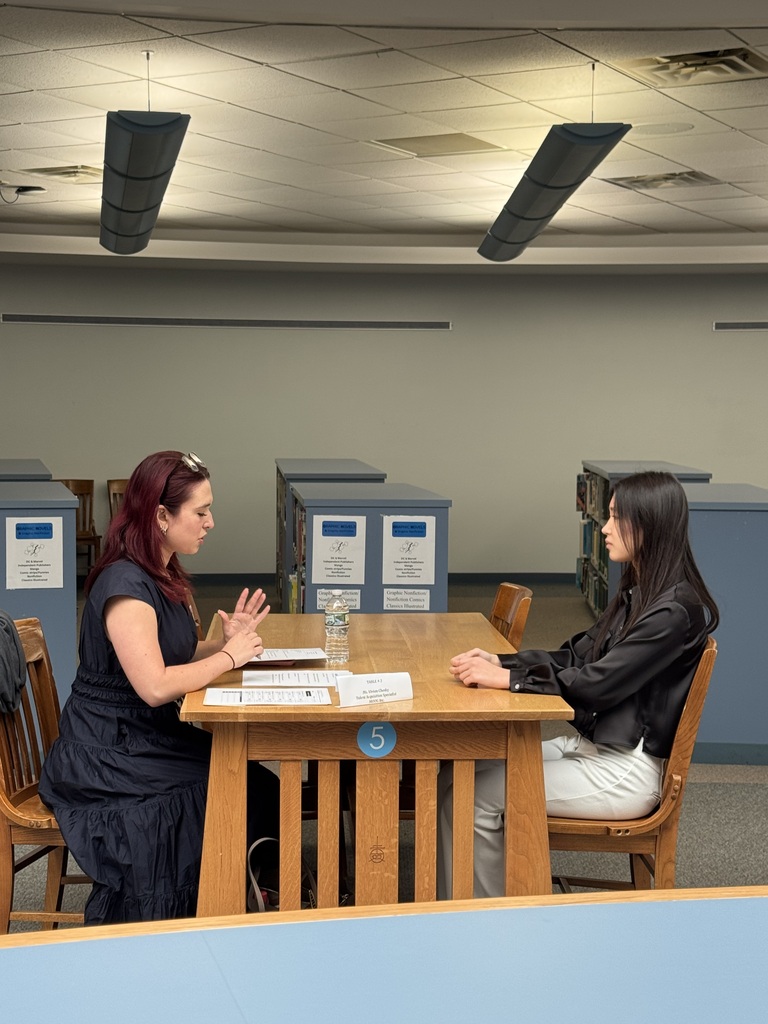 students practicing their interview skills