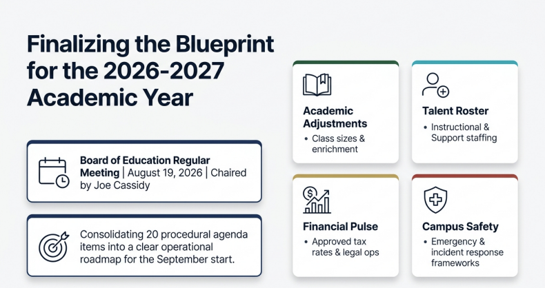 finalizing the blueprint for the 2026-2027 Academic year