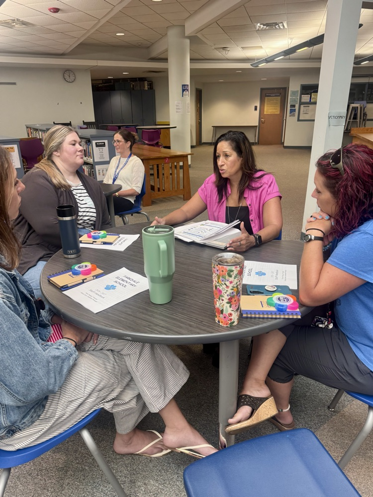 New Parkdale Teachers meeting with Ms. Pantoja