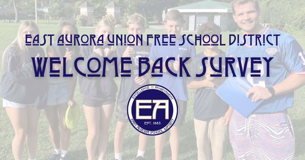 east aurora welcome back survey
