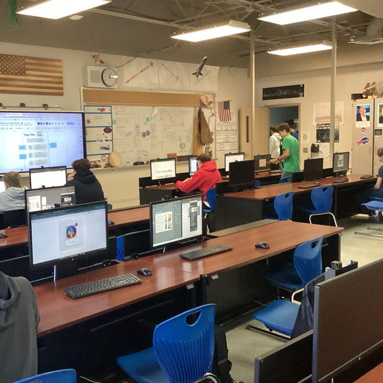students working on dog tags in DDP