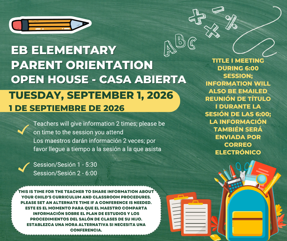 EB Elementary Parent Orientation 